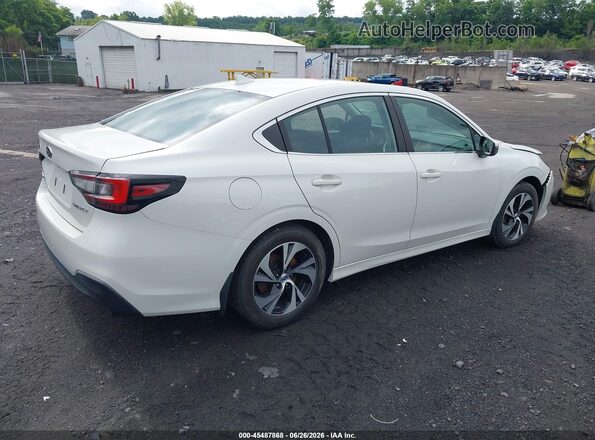 4S3BWAE63L3011913 2020 SUBARU LEGACY Белый Задняя правая четверть