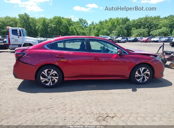 4S3BWAF60N3012728 2022 SUBARU LEGACY Burgundy უკანა სალონის ხედი
