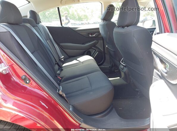 4S3BWAF60N3012728 2022 SUBARU LEGACY Burgundy VIN კოდის სტიკერის ხედი