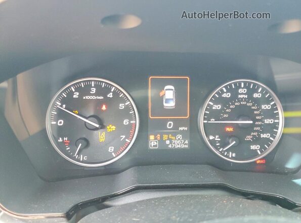 4S3BWAF62M3014141 2021 SUBARU LEGACY Gray Սարքավորումների վահանակի տեսք
