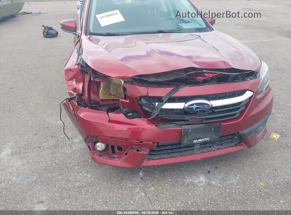 4S3BWAF62M3020795 2021 SUBARU LEGACY Red Դիմացի տեսք
