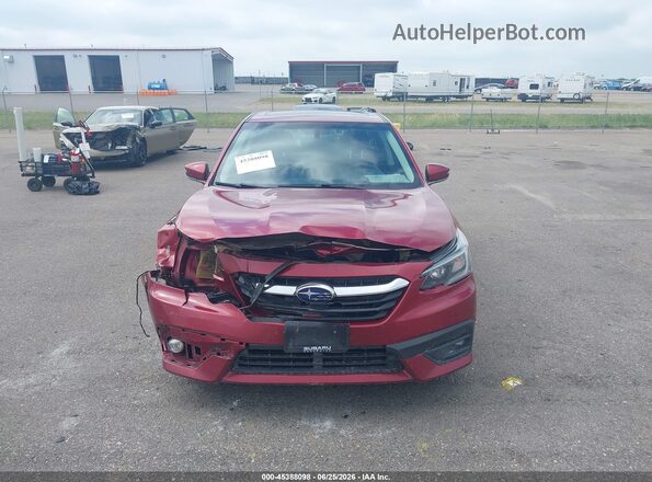 4S3BWAF62M3020795 2021 SUBARU LEGACY Red Սալոնի հետևի տեսք