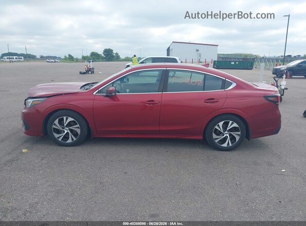 4S3BWAF62M3020795 2021 SUBARU LEGACY Red 