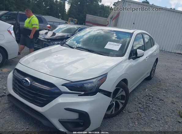 4S3BWAF62S3017294 2025 SUBARU LEGACY Белый Передняя левая четверть