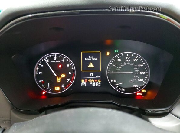 4S3BWAF64S3028359 2025 SUBARU LEGACY Silver Вид щитка приладів