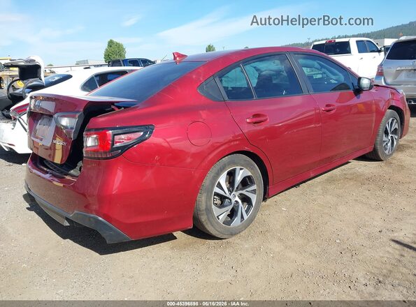 4S3BWAF65R3010656 2024 SUBARU LEGACY Красный Задняя правая четверть