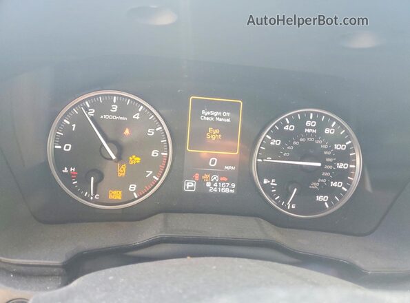 4S3BWAF65S3008377 2025 SUBARU LEGACY Black Instrument cluster view
