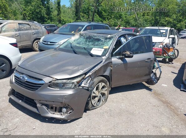 4S3BWAF69M3020082 2021 SUBARU LEGACY Gray Передня ліва чверть