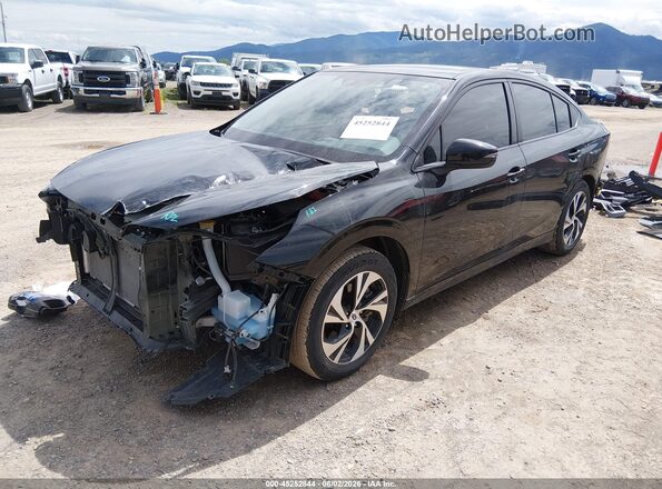 4S3BWAF69R3017772 2024 SUBARU LEGACY Black Przód lewy
