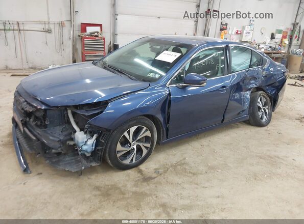 4S3BWAF6XM3020494 2021 SUBARU LEGACY Синий Передняя левая четверть