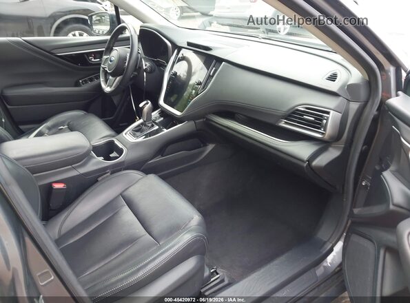 4S3BWAN61L3007567 2020 SUBARU LEGACY Gray Вид салону спереду
