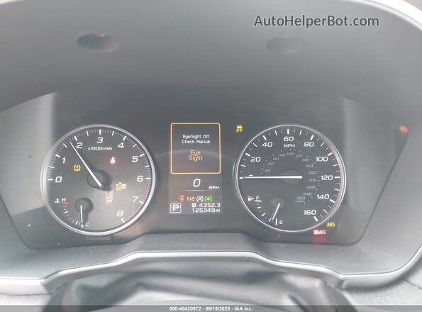 4S3BWAN61L3007567 2020 SUBARU LEGACY Gray Вид задніх сидінь