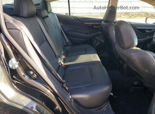 4S3BWAN63N3017178 2022 SUBARU LEGACY Black Вид задніх сидінь