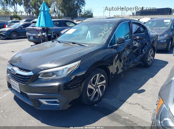 4S3BWAN68L3012815 2020 SUBARU LEGACY Black წინა მარცხენა ხედი სამი მეოთხედიდან