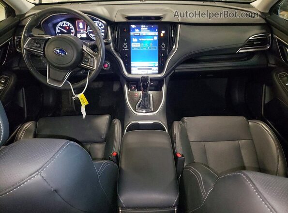 4S3BWAN69N3026242 2022 SUBARU LEGACY Black Dashboard view