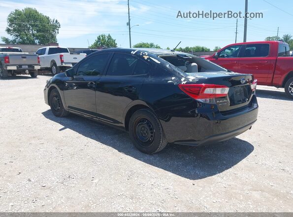 4S3GKAA60K3607969 2019 SUBARU IMPREZA Black Tył lewy
