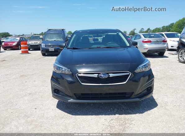 4S3GKAA60K3607969 2019 SUBARU IMPREZA Black Widok zestawu wskaźników