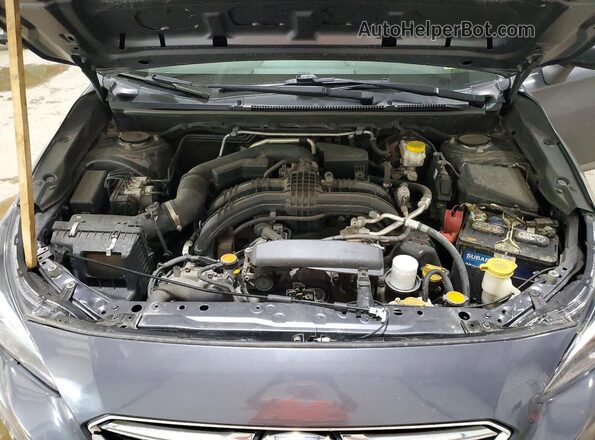 4S3GKAA61K3604966 2019 SUBARU IMPREZA Gray Widok wnętrza z tyłu