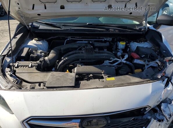 4S3GKAA61K3612842 2019 SUBARU IMPREZA White Vista interior trasera