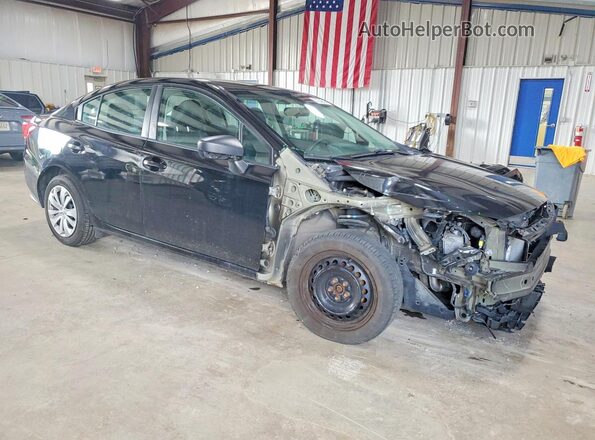 4S3GKAA61K3615420 2019 SUBARU IMPREZA Черный Передняя правая четверть