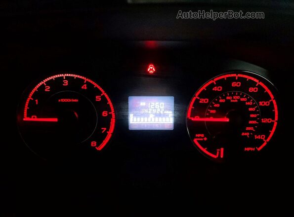 4S3GKAA61K3615420 2019 SUBARU IMPREZA Черный Вид щитка приборов