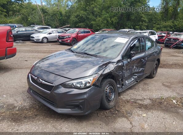 4S3GKAA62J3617689 2018 SUBARU IMPREZA Серый Передняя левая четверть