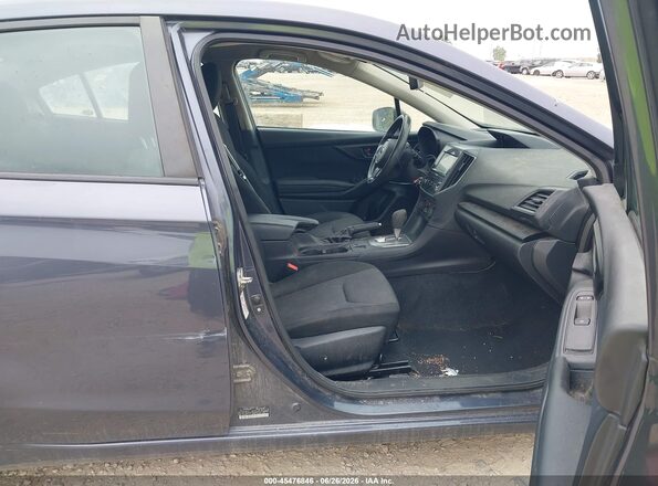 4S3GKAA63H3615511 2017 SUBARU IMPREZA Blue Front interior view