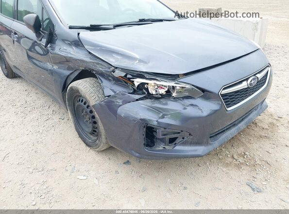 4S3GKAA63H3615511 2017 SUBARU IMPREZA Blue Front view