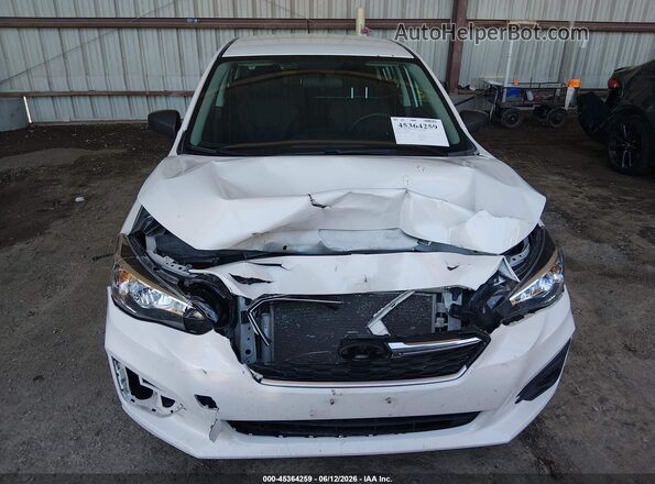 4S3GKAA63J3603817 2018 SUBARU IMPREZA White ხელსაწყოთა პანელის ხედი