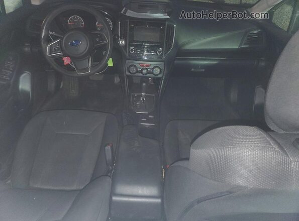 4S3GKAA63J3621525 2018 SUBARU IMPREZA Gray Առջևի վահանակի տեսք