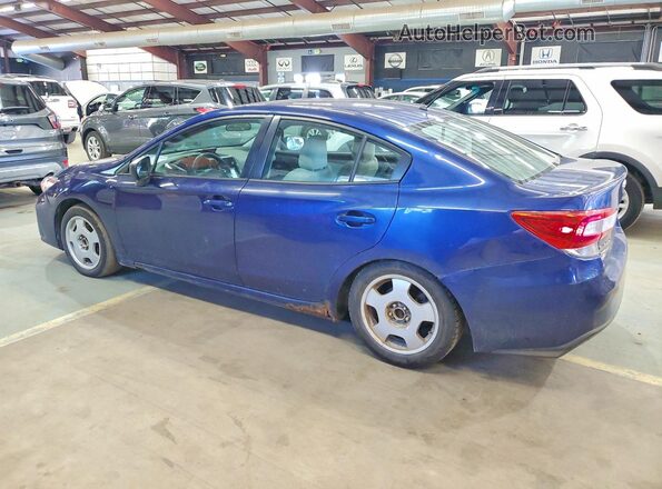 4S3GKAA64H3603383 2017 SUBARU IMPREZA Blue Trasero izquierdo