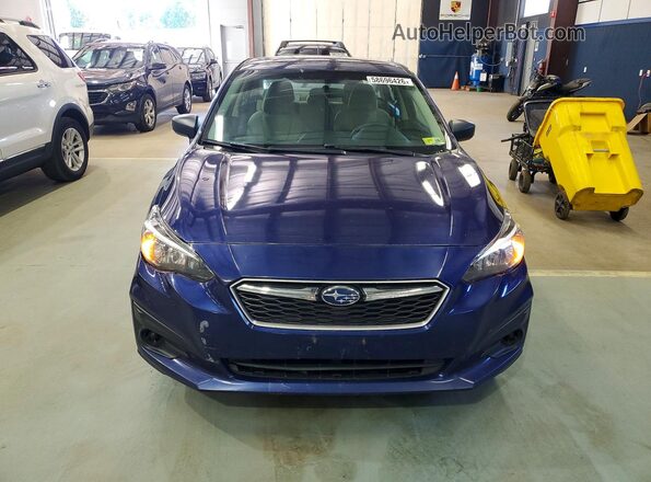4S3GKAA64H3603383 2017 SUBARU IMPREZA Blue Vista frontal