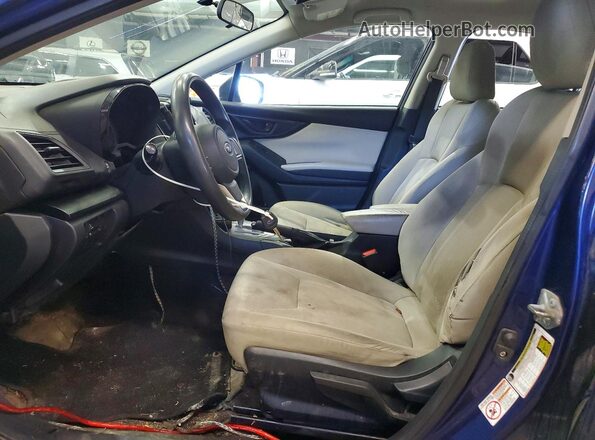 4S3GKAA64H3603383 2017 SUBARU IMPREZA Blue Vista interior delantera