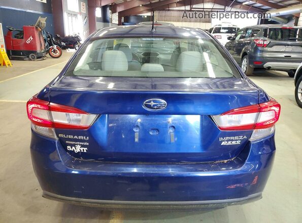 4S3GKAA64H3603383 2017 SUBARU IMPREZA Blue Vista trasera