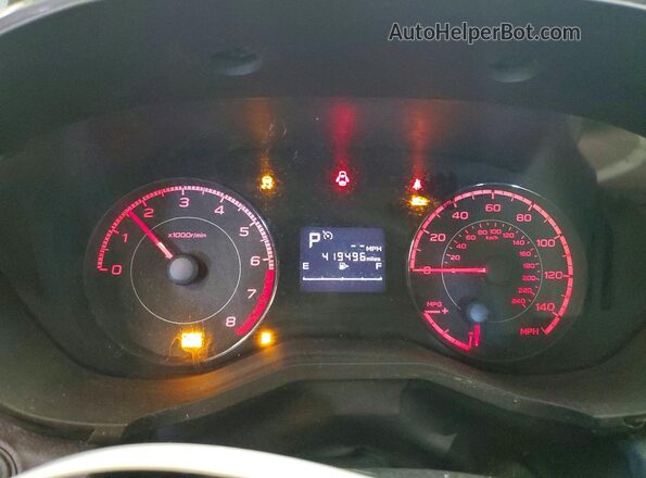 4S3GKAA64H3603383 2017 SUBARU IMPREZA Blue Vista del cuadro de instrumentos