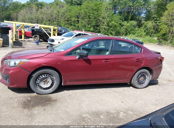 4S3GKAA67H3624535 2017 SUBARU IMPREZA Maroon Widok wnętrza 360 stopni