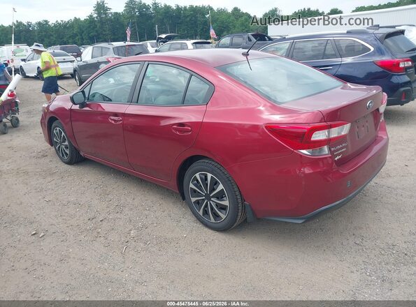 4S3GKAA69K3601040 2019 SUBARU IMPREZA Red უკანა მარცხენა