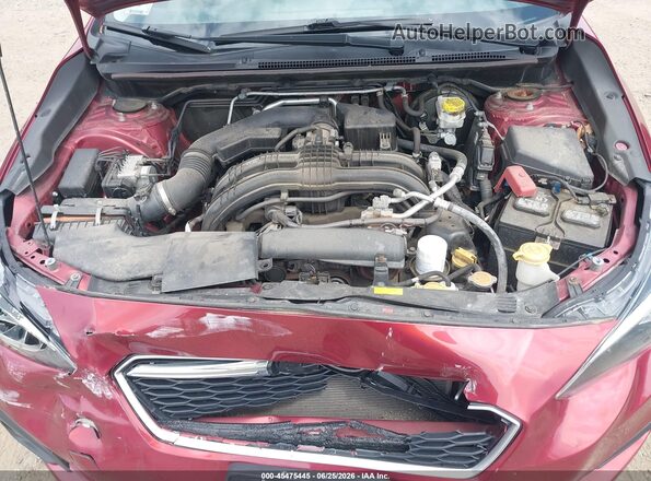 4S3GKAA69K3601040 2019 SUBARU IMPREZA Red უკანა ხედი