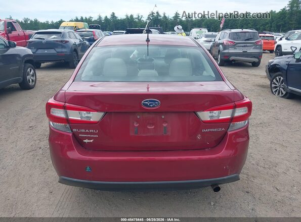 4S3GKAA69K3601040 2019 SUBARU IMPREZA Red 