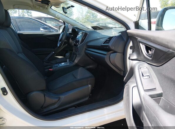 4S3GKAB62L3611487 2020 SUBARU IMPREZA White Front interior view