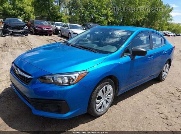 4S3GKAB63P3600956 2023 SUBARU IMPREZA Blue Vista tres cuartos delantera izquierda