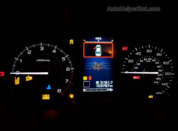 4S3GKAB65M3603272 2021 SUBARU IMPREZA Gray Vista del cuadro de instrumentos