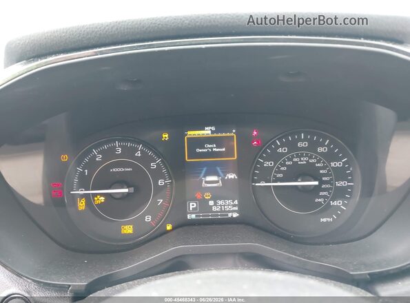 4S3GKAB66M3600638 2021 SUBARU IMPREZA White Հետևի նստատեղերի տեսք