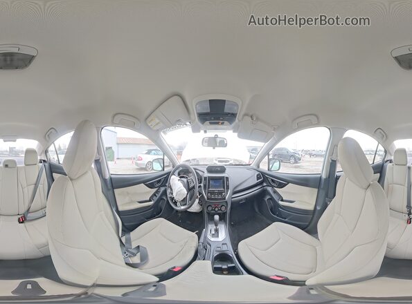 4S3GKAB67K3604050 2019 SUBARU IMPREZA White Widok naklejki z numerem VIN