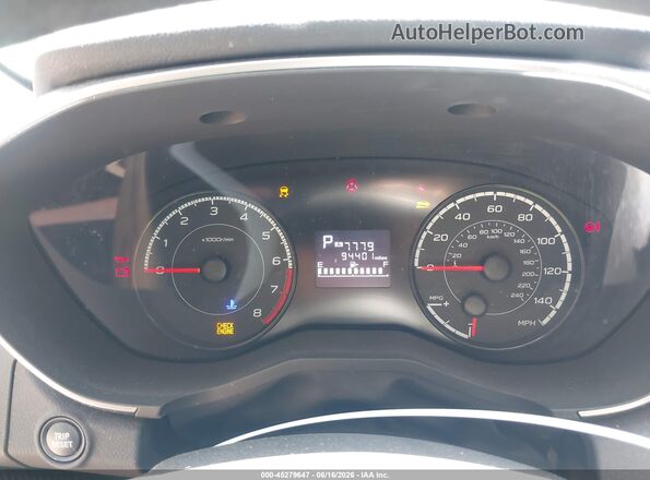 4S3GKAB69H3616015 2017 SUBARU IMPREZA White Հետևի նստատեղերի տեսք