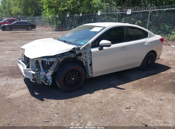 4S3GKAB69H3616015 2017 SUBARU IMPREZA White Առջևի ձախ երեք քառորդ տեսարան
