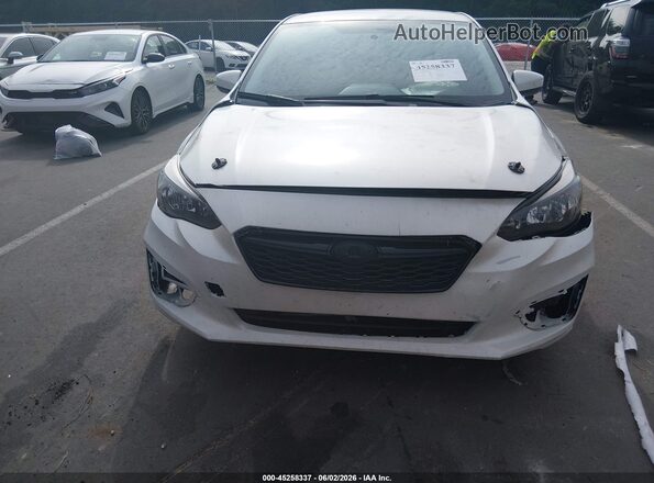4S3GKAB69J3601620 2018 SUBARU IMPREZA White 