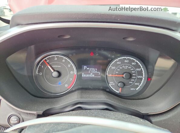 4S3GKAB69J3624668 2018 SUBARU IMPREZA Коричневый Вид щитка приборов