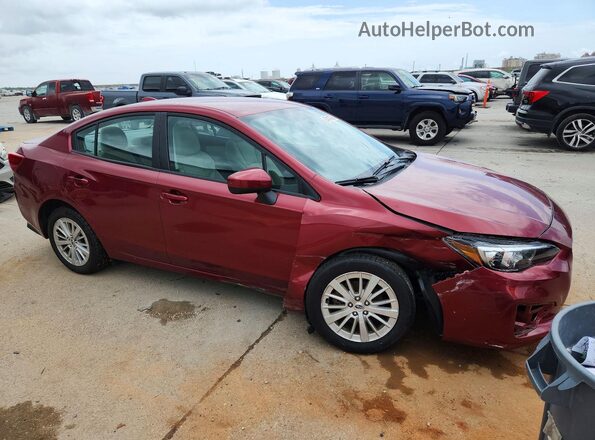 4S3GKAB69J3624668 2018 SUBARU IMPREZA Коричневый Передняя правая четверть