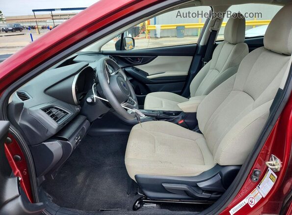 4S3GKAB69J3624668 2018 SUBARU IMPREZA Коричневый Вид салона спереди